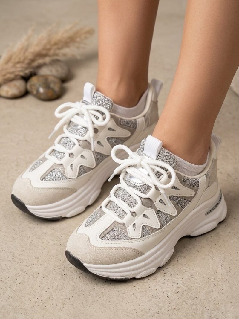 Aura Silver Sneaker